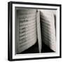 Detail of Page Music-Edoardo Pasero-Framed Photographic Print