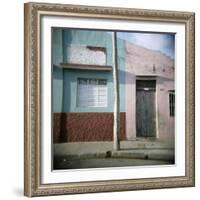 Detail of Painted Walls, Cienfuegos, Cuba, West Indies, Central America-Lee Frost-Framed Photographic Print