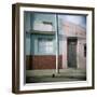 Detail of Painted Walls, Cienfuegos, Cuba, West Indies, Central America-Lee Frost-Framed Photographic Print