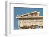 Detail of Parthenon on the Acropolis in Athens Greece-jirivondrous-Framed Photographic Print