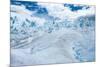 Detail of Perito Moreno Glacier with Clouds, Patagonia, Argentina-James White-Mounted Photographic Print