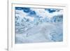 Detail of Perito Moreno Glacier with Clouds, Patagonia, Argentina-James White-Framed Photographic Print