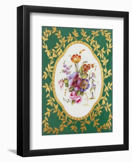 Detail of Plaque (A French Commode): Mounted with Ten Large and Eleven Smal-null-Framed Premium Giclee Print