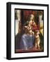 Detail of Polyptychon, Virgin & Child with Infant St.John, (Altarpiece)-Dosso Dossi-Framed Giclee Print