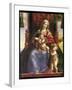 Detail of Polyptychon, Virgin & Child with Infant St.John, (Altarpiece)-Dosso Dossi-Framed Giclee Print