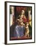 Detail of Polyptychon, Virgin & Child with Infant St.John, (Altarpiece)-Dosso Dossi-Framed Giclee Print