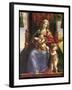 Detail of Polyptychon, Virgin & Child with Infant St.John, (Altarpiece)-Dosso Dossi-Framed Giclee Print