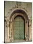 Detail of Portal of Cathedral of San Nicola Pellegrino, Trani, Apulia, Italy, 12th Century-null-Stretched Canvas