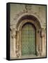 Detail of Portal of Cathedral of San Nicola Pellegrino, Trani, Apulia, Italy, 12th Century-null-Framed Stretched Canvas