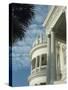 Detail of Portico and Ionic Columns of 25 East Battery, Charleston, South Carolina, USA-James Green-Stretched Canvas