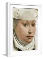 Detail of Portrait of a Young Woman-Rogier van der Weyden-Framed Giclee Print