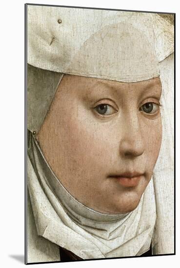 Detail of Portrait of a Young Woman-Rogier van der Weyden-Mounted Giclee Print