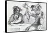 Detail of "Quarrel over a Franc", 1764-Francesco Bartolozzi-Framed Stretched Canvas