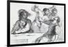 Detail of "Quarrel over a Franc", 1764-Francesco Bartolozzi-Framed Giclee Print