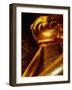 Detail of Reclining Buddha's Head at Wat Pho, Bangkok, Thailand-Ryan Fox-Framed Photographic Print