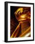 Detail of Reclining Buddha's Head at Wat Pho, Bangkok, Thailand-Ryan Fox-Framed Photographic Print