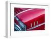 Detail of red 57 Chevrolet Bel Air in Habana, Havana, Cuba-Janis Miglavs-Framed Photographic Print