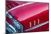 Detail of red 57 Chevrolet Bel Air in Habana, Havana, Cuba-Janis Miglavs-Mounted Photographic Print