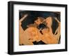 Detail of Red-Figured Calix Krater-Euphronios and Euxitheos-Framed Photographic Print