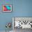 Detail of Red Kayak and Blue Paddle-David Wall-Framed Photographic Print displayed on a wall