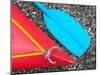 Detail of Red Kayak and Blue Paddle-David Wall-Mounted Photographic Print