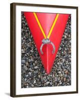 Detail of Red Kayak-David Wall-Framed Photographic Print