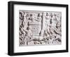 Detail of Relief Depicting Races in Circus,-null-Framed Giclee Print