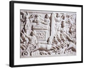 Detail of Relief Depicting Races in Circus,-null-Framed Giclee Print