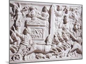 Detail of Relief Depicting Races in Circus,-null-Mounted Giclee Print