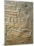 Detail of Relief Depicting Transportation of Cedar Wood by Boats, from Palace of Sargon-null-Mounted Giclee Print