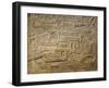 Detail of Relief Depicting Workers Unloading Cedar Wood from Boats, from Palace of Sargon-null-Framed Giclee Print