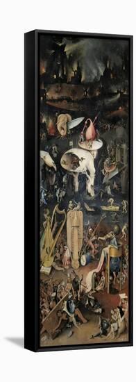 Detail of Right Panel Garden of Earthly Delights-Hieronymus Bosch-Framed Stretched Canvas