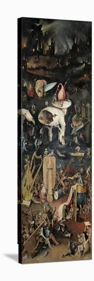 Detail of Right Panel Garden of Earthly Delights-Hieronymus Bosch-Stretched Canvas