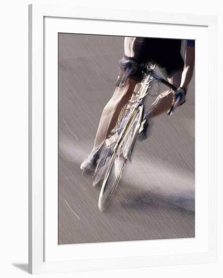 Detail of Road Cyclist-null-Framed Photographic Print