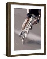 Detail of Road Cyclist-null-Framed Photographic Print