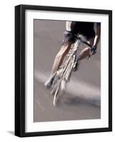 Detail of Road Cyclist-null-Framed Photographic Print