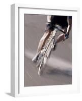 Detail of Road Cyclist-null-Framed Photographic Print