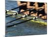 Detail of Rowers in Action-null-Mounted Photographic Print