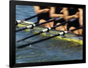 Detail of Rowers in Action-null-Framed Photographic Print