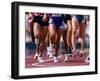 Detail of Runners Legs Competing in a Race-null-Framed Premium Photographic Print