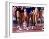 Detail of Runners Legs Competing in a Race-null-Framed Premium Photographic Print