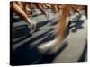 Detail of Runners Legs in Aroad Race-Steven Sutton-Stretched Canvas