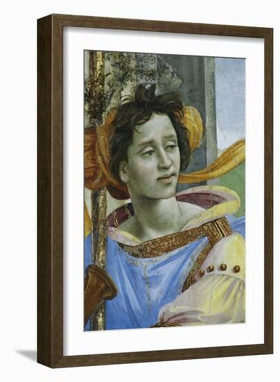 Detail of Saint John the Evangelist Reuscitating Druisana-Filippino Lippi-Framed Giclee Print