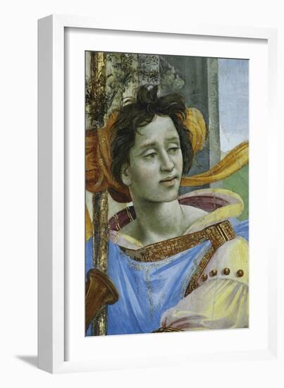 Detail of Saint John the Evangelist Reuscitating Druisana-Filippino Lippi-Framed Giclee Print