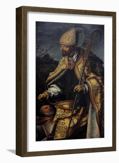 Detail of Saint Martin of Tours. Saint John Altarpiece, 1518-Hans Burgkmair-Framed Giclee Print