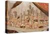 Detail of San Gimignano, C.1391-Taddeo di Bartolo-Stretched Canvas