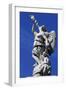 Detail of Sculpture from Fountain in Piazza Colombo, Genoa, Liguria, Italy-null-Framed Giclee Print