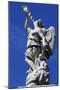 Detail of Sculpture from Fountain in Piazza Colombo, Genoa, Liguria, Italy-null-Mounted Giclee Print