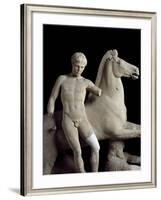 Detail of Sculpture Group of the Dioscuro-null-Framed Photographic Print