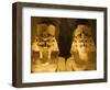 Detail of seated colossi of Ramesses II at Abu Simbel temple-Franz-Marc Frei-Framed Photographic Print